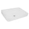 Ruvati 23 x 16 inch Semi-Recessed Drop-in Topmount Bathroom Sink Rectangular Porcelain Ceramic White RVB0824WH - alternate 1